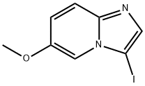 3-碘-6-甲氧基咪唑并[1,2-A]吡啶,1044733-64-3,结构式