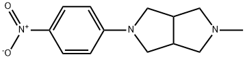 Octahydro-2-methyl-5-(4-nitrophenyl)pyrrolo[3,4-c]pyrrole|八氢-2-甲基-5-(4-硝基苯基)吡咯并[3,4-C]吡咯