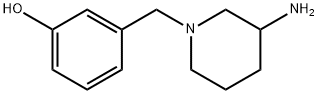 3-[(3-氨基哌啶-1-基)甲基]苯酚二盐酸盐,1044766-89-3,结构式