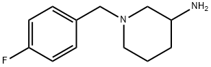 1-(4-フルオロベンジル)ピペリジン-3-アミンDIHYDROCHLORIDE 化学構造式