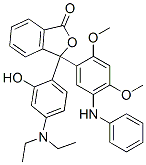 3-(5-Anilino-2,4-dimethoxyphenyl)-3-[4-(diethylamino)-2-hydroxyphenyl]phthalide Structure