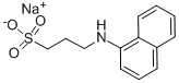 3-(1-ナフチルアミノ)プロパンスルホン酸ナトリウム 化学構造式