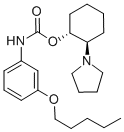 [(2R)-2-pyrrolidin-1-ylcyclohexyl] N-(3-pentoxyphenyl)carbamate,104485-01-0,结构式