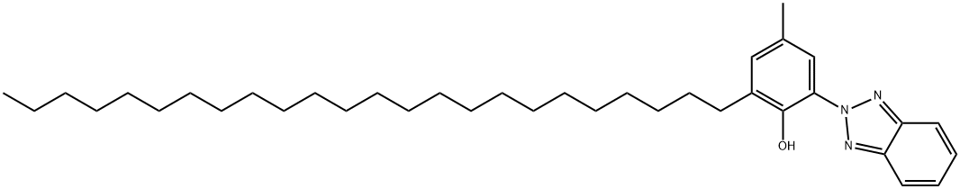 Phenol, 2-(2H-benzotriazol-2-yl)-4-methyl-6-tetracosyl- Structure