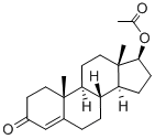 醋酸睾酮 结构式