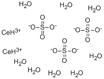 硫酸亚铈(III), 10450-59-6, 结构式