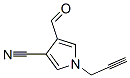 1H-Pyrrole-3-carbonitrile, 4-formyl-1-(2-propynyl)- (9CI) Struktur
