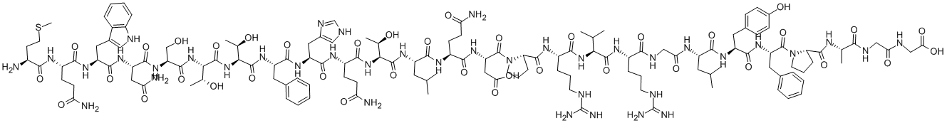 HEPATITIS B VIRUS PRE-S REGION (120-145) 化学構造式