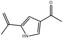 Ethanone, 1-[5-(1-methylethenyl)-1H-pyrrol-3-yl]- (9CI) Structure