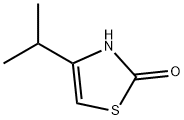 2(3H)-Thiazolone,  4-(1-methylethyl)- 化学構造式