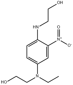 Ethanol, 2-4-ethyl(2-hydroxyethyl)amino-2-nitrophenylamino- Struktur