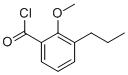 Benzoyl chloride, 2-methoxy-3-propyl- (9CI) Structure