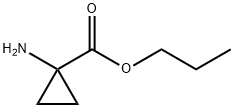 Cyclopropanecarboxylic acid, 1-amino-, propyl ester (9CI) Struktur
