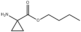 1-氨基环丙烷-1-羧酸丁酯, 104544-08-3, 结构式