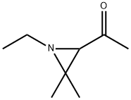 Ethanone, 1-(1-ethyl-3,3-dimethyl-2-aziridinyl)- (9CI) 化学構造式