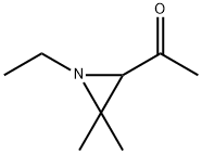 Ethanone, 1-(1-ethyl-3,3-dimethyl-2-aziridinyl)- (9CI) Structure