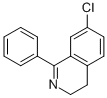 7-CHLORO-1-PHENYL-3,4-DIHYDRO-ISOQUINOLINE,104576-30-9,结构式