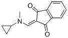 2-[(cyclopropylmethylamino)methylidene]indene-1,3-dione Structure