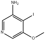 3-氨基-4-碘-5-甲氧基吡啶 结构式