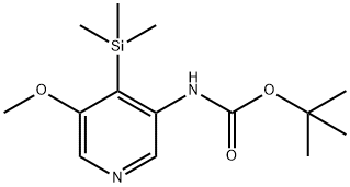 tert-Butyl 5-methoxy-4-(trimethylsilyl)pyridin-3-ylcarbamate|(5-甲氧基-4-(三甲基甲硅烷基)吡啶-3-基)氨基甲酸叔丁酯