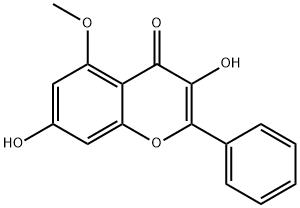 GALANGIN-5-METHYLETHER Structure