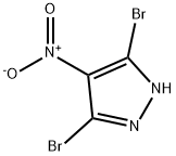 3,5-dibromo-4-nitro-1H-pyrazole Struktur