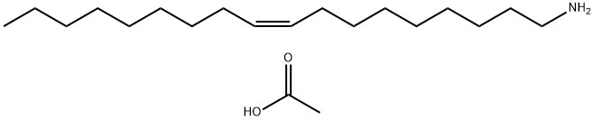 (Z)-9-十八烯-1-胺乙酸盐,10460-00-1,结构式
