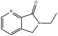 6-乙基-5,6-二氢-7H-吡咯并[3,4-B]吡啶-7-酮,1046121-01-0,结构式