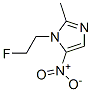 1-(2-fluoroethyl)-2-methyl-5-nitroimidazole 结构式