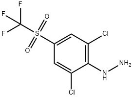 2,6-디클로로-4-(트리플루오로메틸술포닐)페닐히드라진