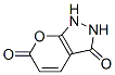 Pyrano[2,3-c]pyrazole-3,6-dione,  1,2-dihydro- 结构式