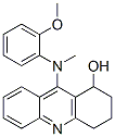 9-[(2-methoxyphenyl)methylamino]-1,2,3,4-tetrahydroacridin-1-ol Struktur