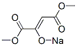 2-(Sodiooxy)-2-butenedioic acid dimethyl ester Structure