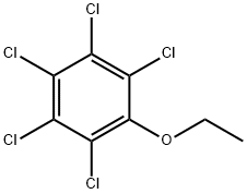 1,2,3,4,5-Pentachloro-6-ethoxybenzene,10463-10-2,结构式