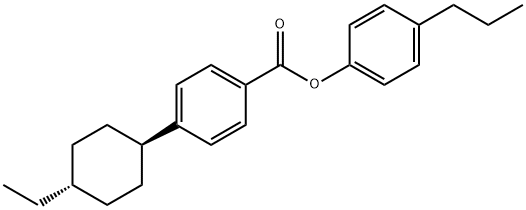 4-Propylphenyl-4'-Trans-EthylcyclohexylBenzoate 化学構造式