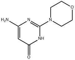 6-氨基-2-吗啉-4-基嘧啶-4(3H)-酮, 104637-63-0, 结构式