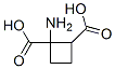 1,2-Cyclobutanedicarboxylic  acid,  1-amino-,104639-20-5,结构式