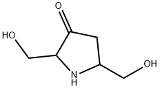 3-Pyrrolidinone, 2,5-bis(hydroxymethyl)- (9CI) 结构式