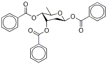 2,6-二脱氧-BETA-D-吡喃核己糖三苯甲酸酯 结构式