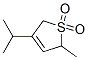 Thiophene, 2,5-dihydro-2-methyl-4-(1-methylethyl)-, 1,1-dioxide (9CI) 结构式