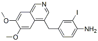 6,7-dimethoxy-4-(4'-amino-3'-iodobenzyl)isoquinoline Structure