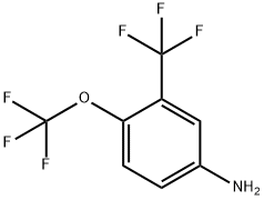 5-アミノ-2-(トリフルオロメトキシ)ベンゾトリフルオリド 化学構造式