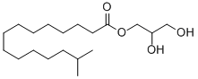 2,3-Dihydroxypropyl 14-methylpentadecanoate Struktur