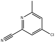 4-氯2-乙腈基-6-甲基吡啶, 104711-65-1, 结构式