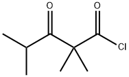 2,2,4-Trimethyl-3-oxovalerylchloride 结构式