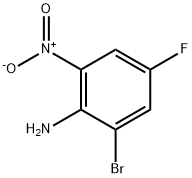 2-BROMO-4-FLUORO-6-NITROANILINE Struktur