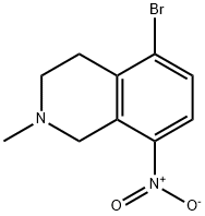 5-bromo-2-methyl-8-nitro-1,2,3,4-tetrahydroisoquinoline|5-溴-2-甲基-8-硝基-1,2,3,4-四氢异喹啉