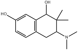 3-dimethylamino-2,2-dimethyl-7-hydroxy-1-tetralol,104753-60-8,结构式