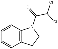 1H-Indole, 1-(dichloroacetyl)-2,3-dihydro- (9CI) Struktur