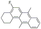 5-fluoro-(1,2,3,4-tetrahydro-7,12-dimethylbenz(a)anthracene) Structure